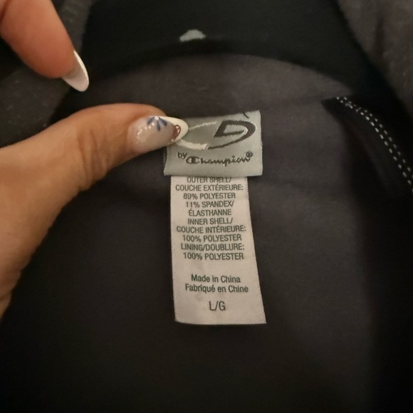 Champion Men's Dark Gray Windbreaker - Picture 2 of 5